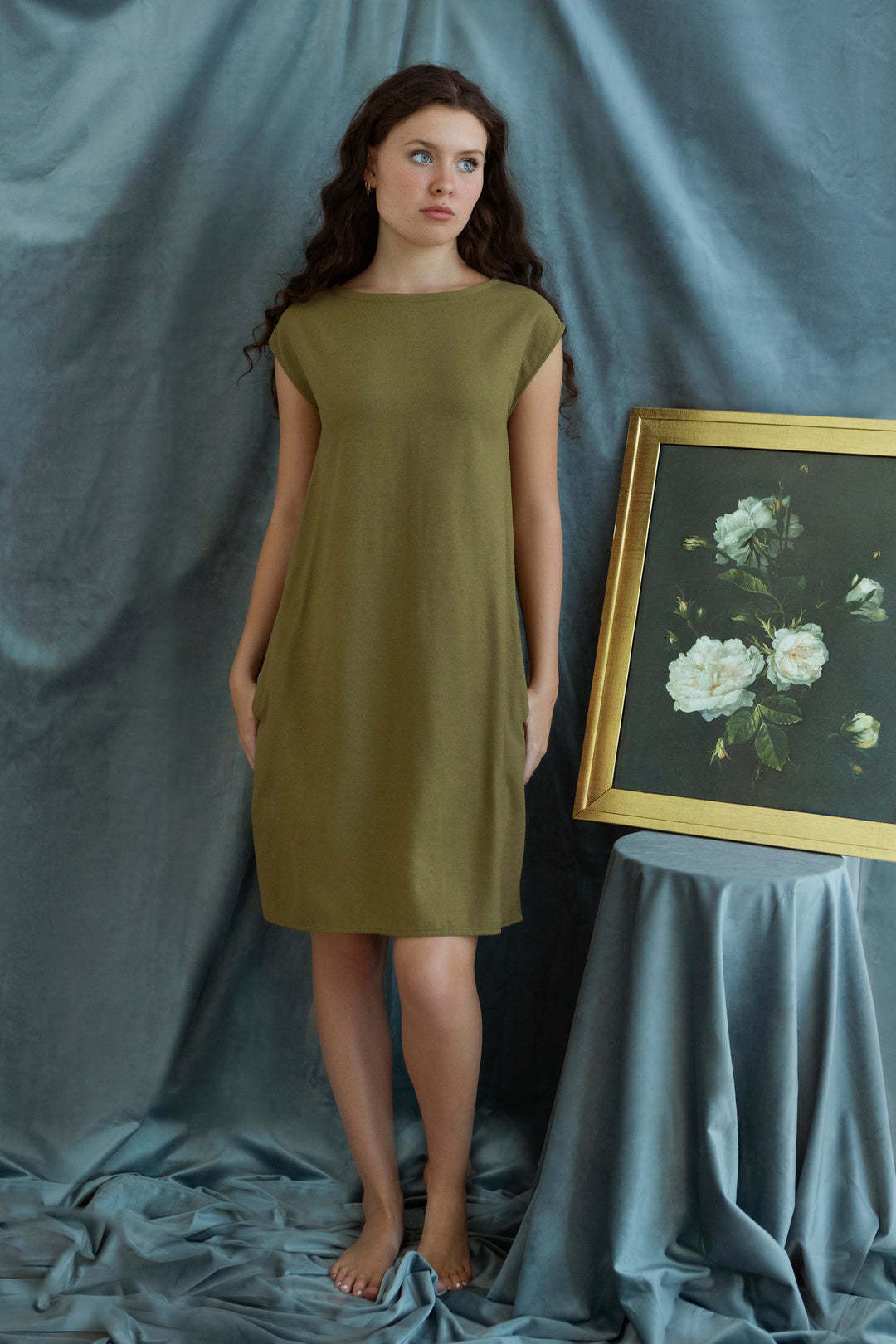 Raw Silk - Boxy Dress, Standard Length