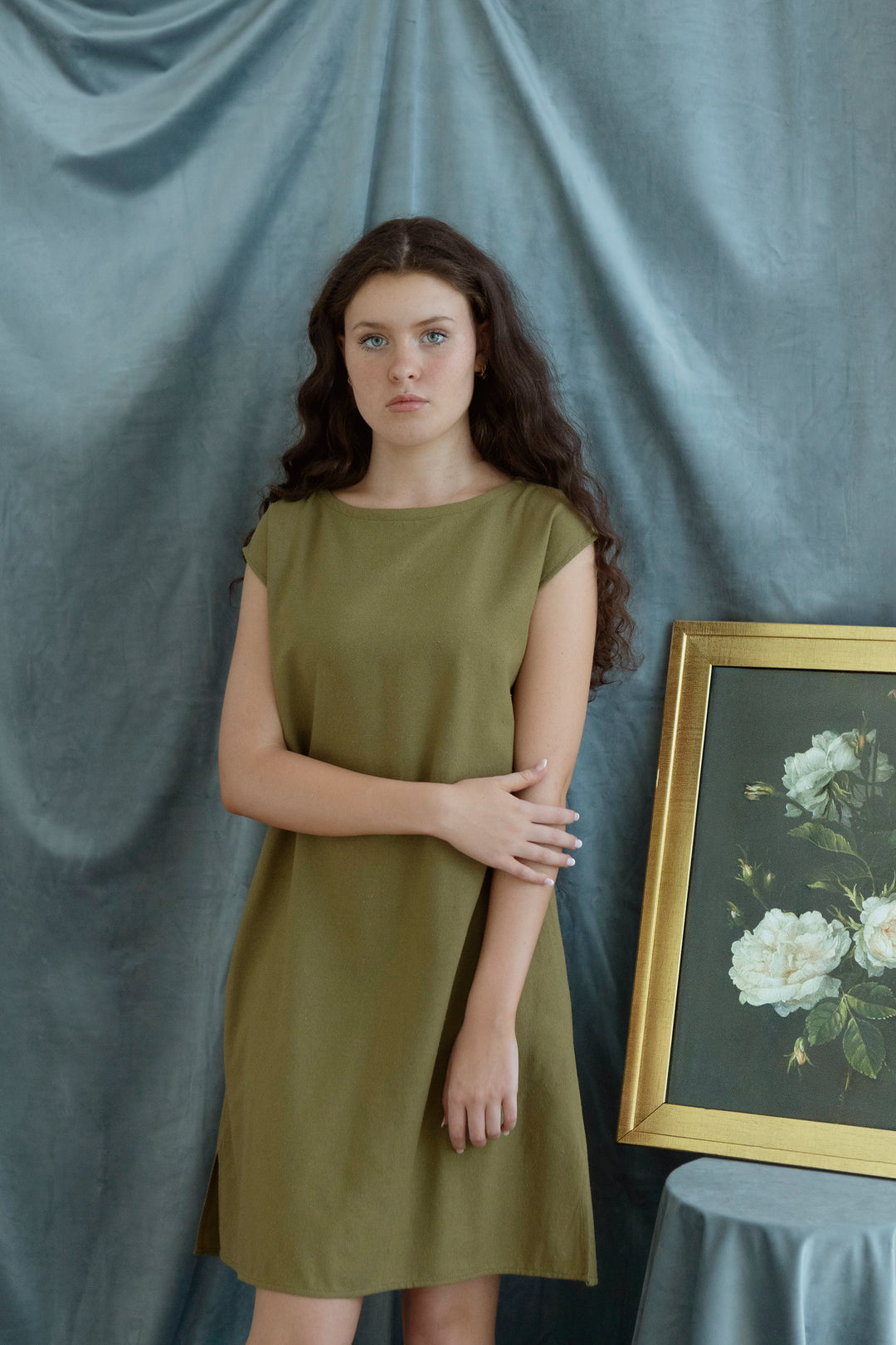 Raw Silk - Boxy Dress, Standard Length