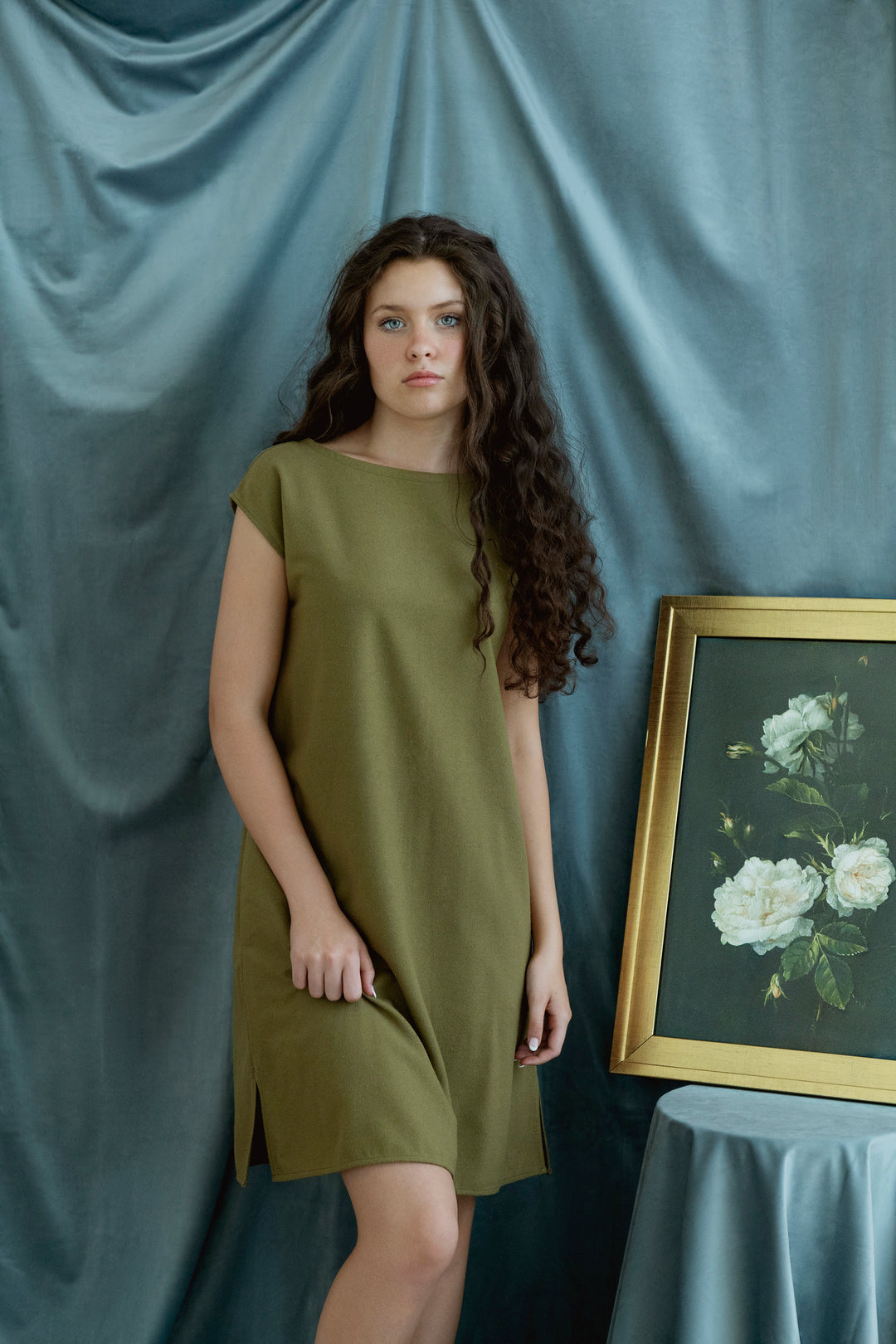 Raw Silk - Boxy Dress, Standard Length