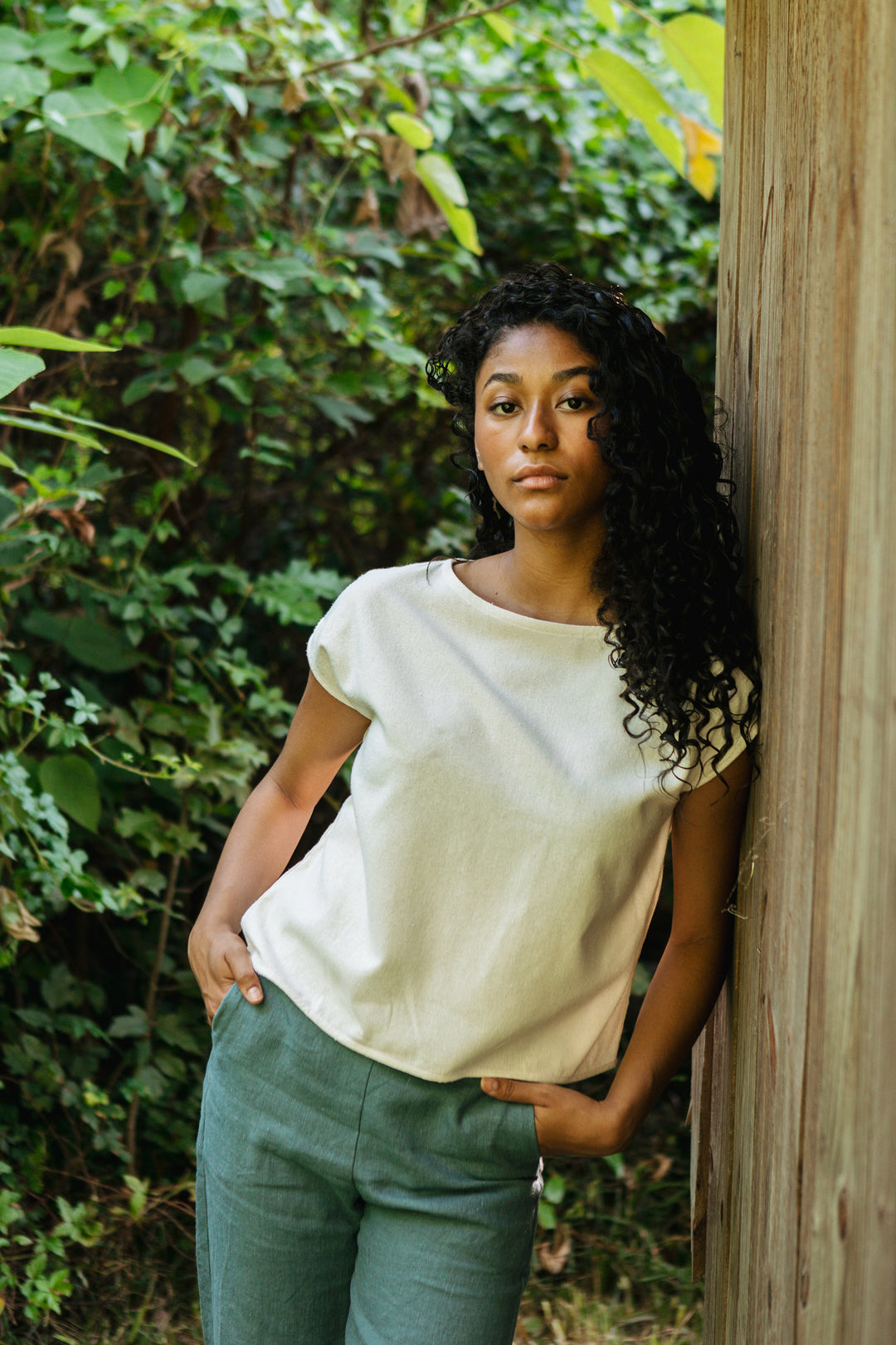 Raw Silk - Boxy Top, Short Length