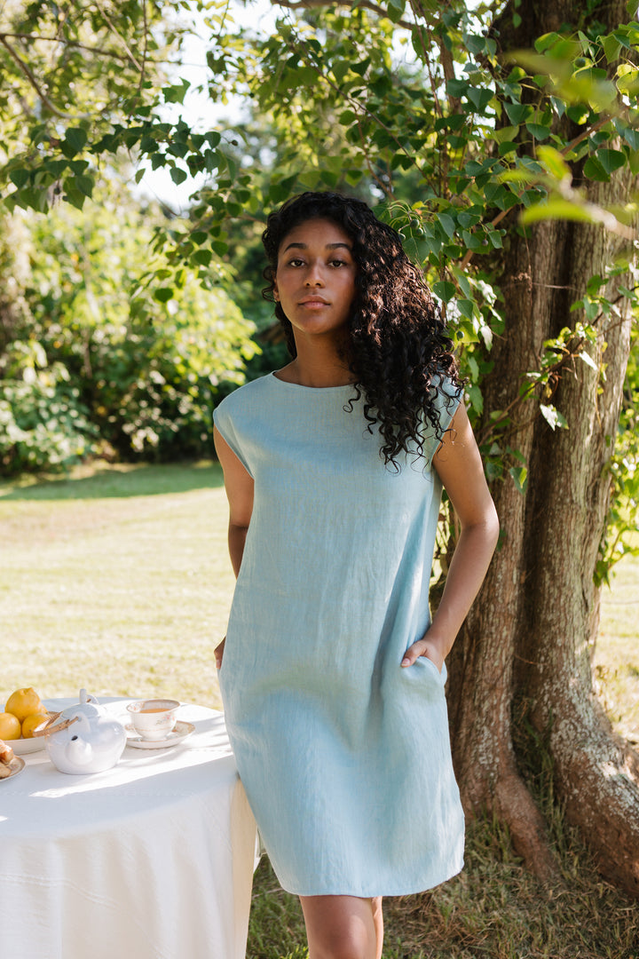 Linen - Boxy Dress, Standard Length