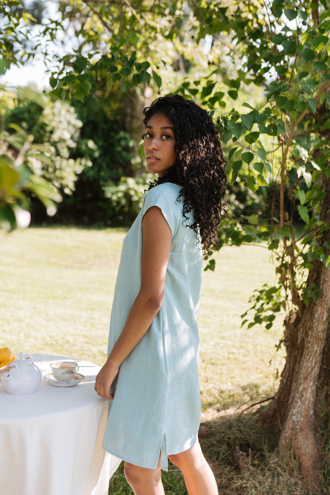 Linen - Boxy Dress, Standard Length