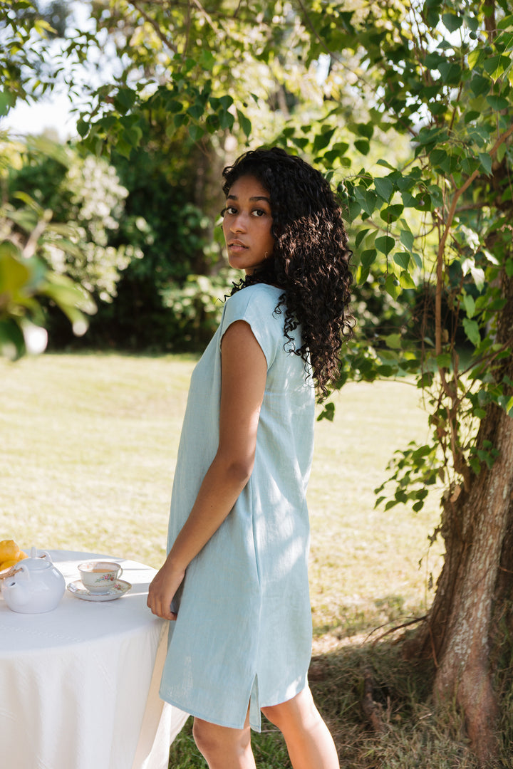 Linen - Boxy Dress, Standard Length